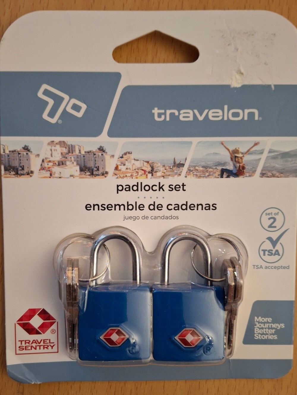 Travelon TSA Accepted Travel Sentry Padlock Set of 2 with Keys (13111) 2 Avail.